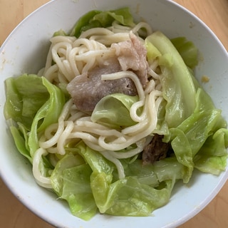 豚肉味噌バターうどん